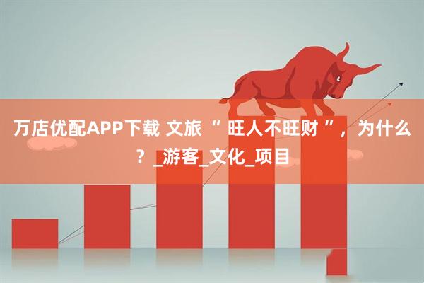 万店优配APP下载 文旅 “ 旺人不旺财 ”，为什么？_游客_文化_项目