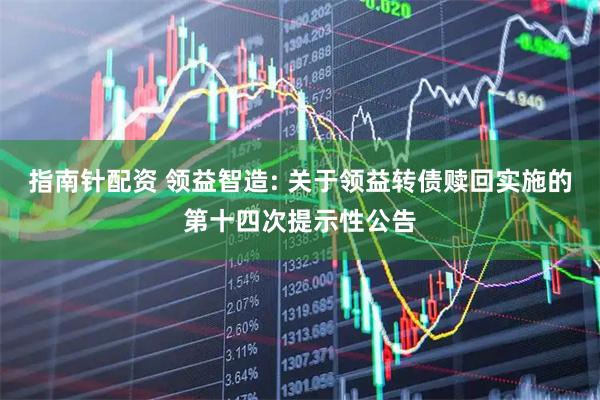指南针配资 领益智造: 关于领益转债赎回实施的第十四次提示性公告