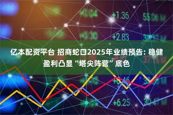 亿本配资平台 招商蛇口2025年业绩预告: 稳健盈利凸显“塔尖阵营”底色